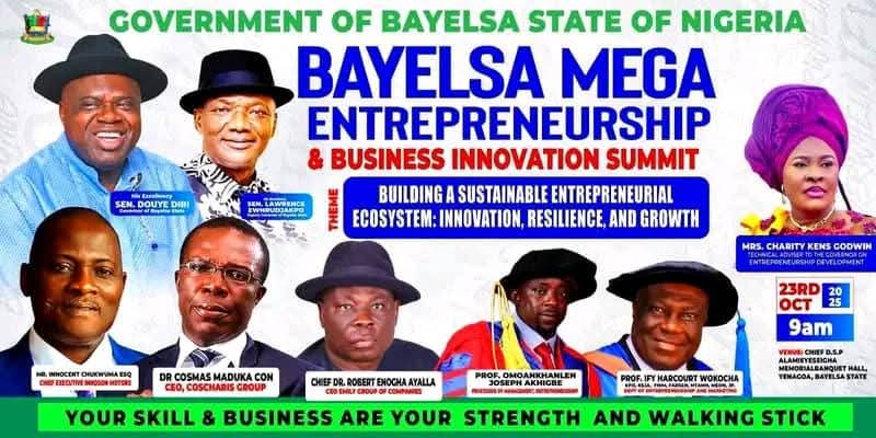 Gov. Diri Reaffirms Commitment to Entrepreneurship, as Business Leaders Inspire Bayelsa Youths