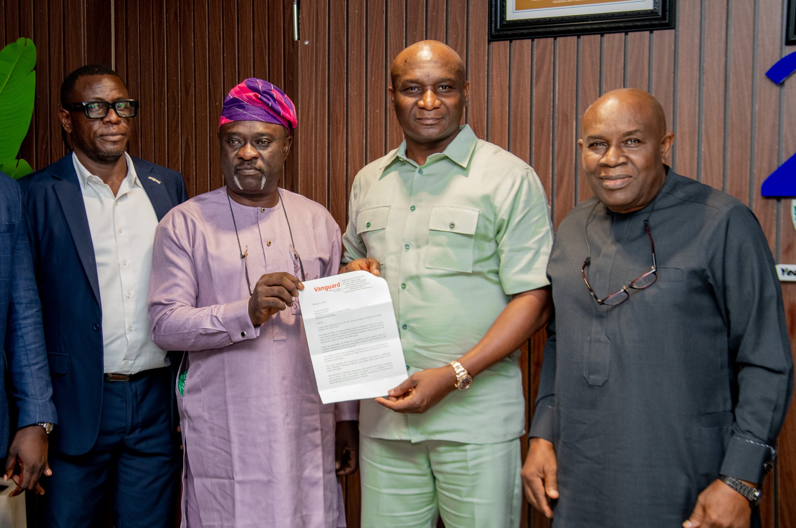 Vanguard Nominates NDDC MD Ogbuku for Personality Award